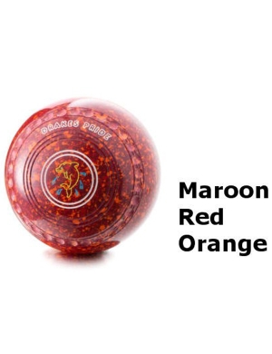 Drakes Pride Gripped Bowls d-tec - Maroon/Red/Orange